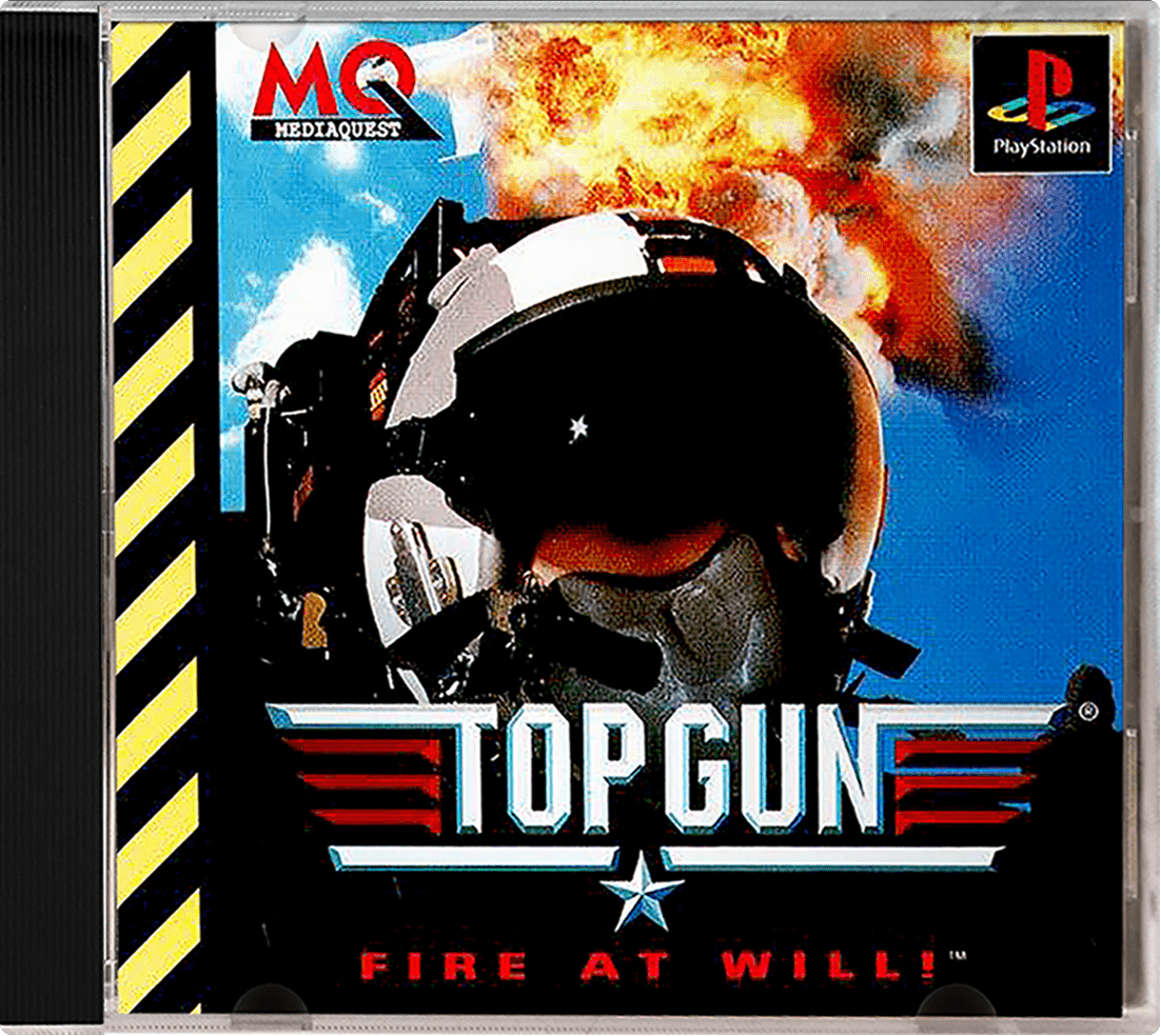 Top Gun Fire At Will box art for Playstation